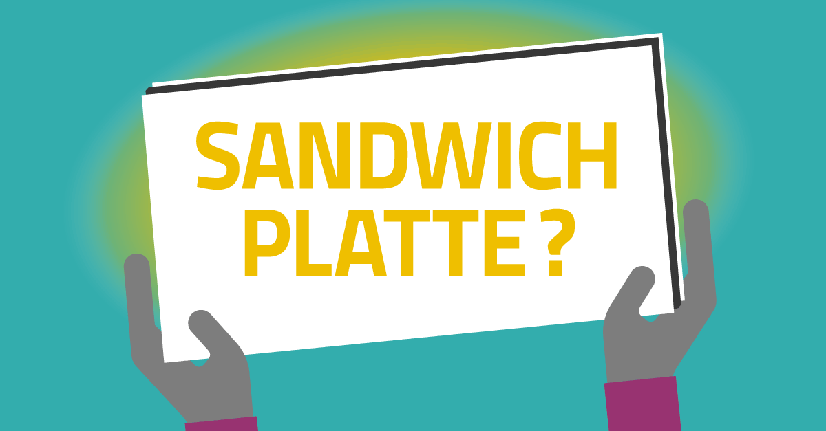 Illustration Die Sandwich-Platte: Leichtes Verarbeiten, starke Wirkung